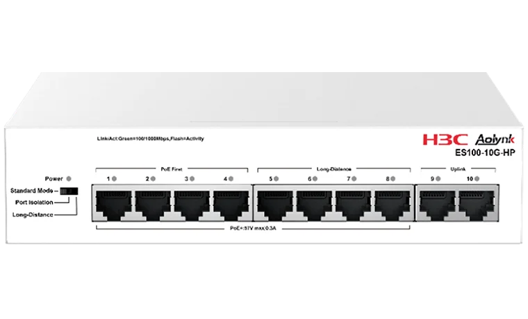 H3C Aolynk ES100 - 10G-HP PoE Full Gigabit Switch Campus Access